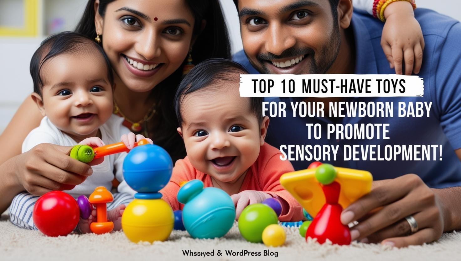 Discover the Top 10 Must-Have Toys for your newborn baby that promote sensory development!
